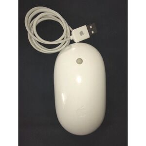 Apple‎ Mighty Mouse A1152 USB Optical Scroll Ball Computer Mouse 30" Cord